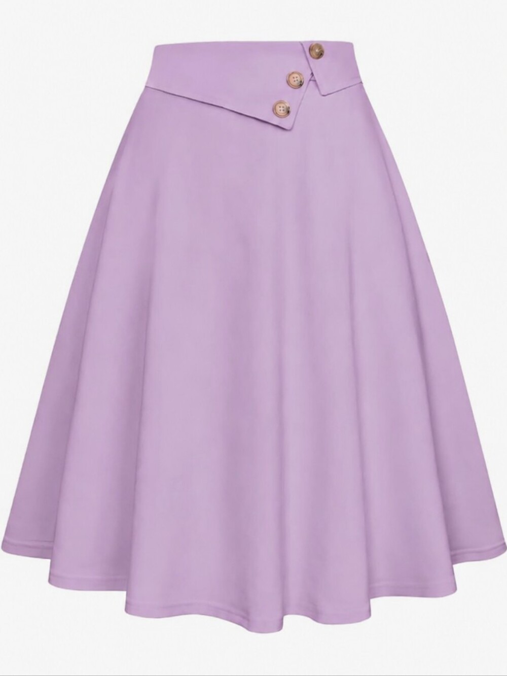 Belle Poque Women's A-Line Skirt with Pockets Size Small Purple